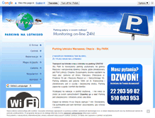Tablet Screenshot of parking-skypark.pl